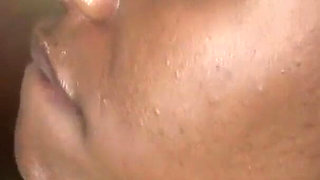 Oiled big ass ebony fucked from his hard BBC