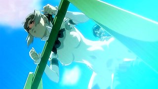 Hentai chick enjoys anal sex at the gym