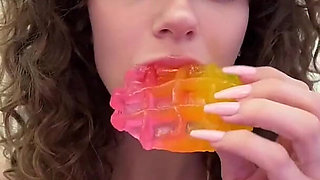 Waffle Eating and Sucking Asmr