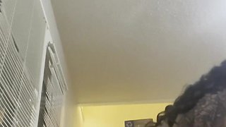 Emo gf sees how long she can twerk her