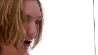 Gorgeous doggy style fuck with a long-legged blonde Diana Grace