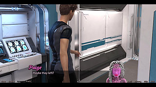 Stranded in Space - Bisexual Girl Next Door Wants to Talk with Me
