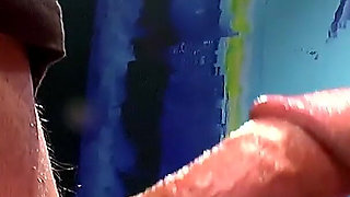 Fishnet Brunette Spread Wide for Hungry Cocks