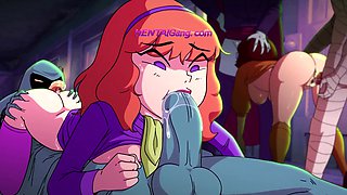 Mystery Detectives Velma & Daphne Encounter MONSTROUS Cocks ▪ EXCLUSIVE 4K Group Sex Animation