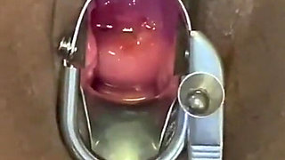 Spreading My Pussy Pissing Closeup