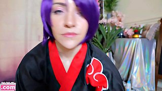 Ahegao Dildo Masturbation
