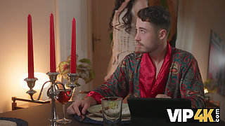 VIP4K. She Should Have Been More Careful with This Whipped Cream