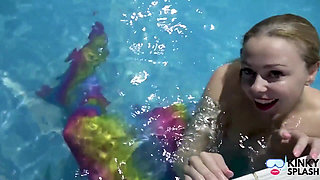 Captive Mermaid Teases You in the Pool