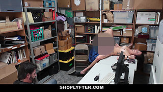 Theft suspect gets fucked hard