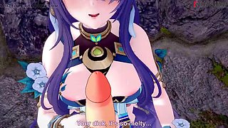 Lauma Gives a Hot Blowjob - Genshin Impact