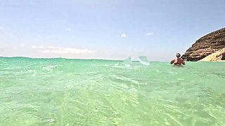 Emma Voyeur Naked Underwater Pool Play - Amateur MILF Tease Big Ass & Titties Flashing