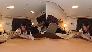 POV VR porn in 4k - amateur hardcore and titjob by busty Asian Japanese chick