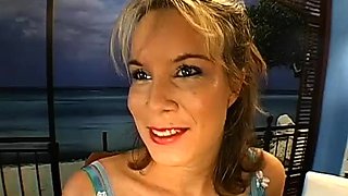 European Blonde Public Blowjob And Cumshot Facial