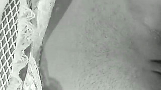 Classic Two Hot Babes Suck and Fucks a Bald Lucky Guy