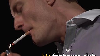 Smoking wife Gets Had intercourse with Cum load while Wearing