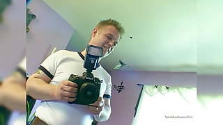 Watching and Taking Pictures of His Wife Being Assfucked by Another Man