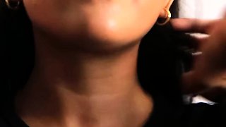 MIshell innocent stepsister tastes my cock