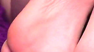 Amateur Rough Foot Tickling of Home Step Sister