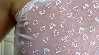 Close up teen masturbation