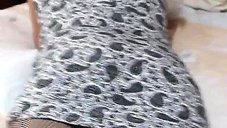 I Love Showing off in Erotic Lingerie Before Fucking with My Husband's Frie