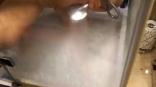 Steamy Solo Shower Massage Orgasm