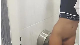 Horny Couple Has Risky Sex In A Public Toilet With Cherry Kiss And Vince Karter