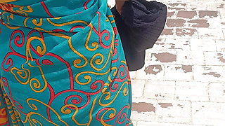 house wife dress wash romance with neighbour in Terrace