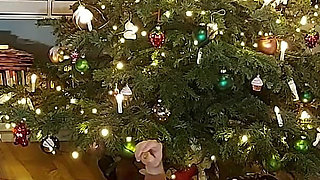 Vacuuming the Very Dirty Slave on Christmas