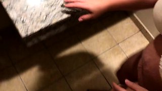 Blonde amateur milf does anal pov