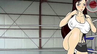Combat nude, boxing game, hentai wrestling
