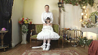 Mature Man and a Gothic Beauty in a Dark, Tempting Encounter