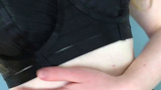 Ex wifey blonde homemade solo masturbation fun