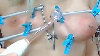 Babyinchains Likes to Play with Vacuum Pumps and Punish Her Boobs with Electricity