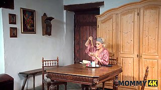 StepDaughter Bella Angel and Brittany Bardot team up to bang her BF's massive cock