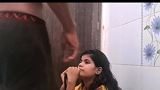 Natural Tits Indian 18 Year Old Teen Fucked In Bathroom