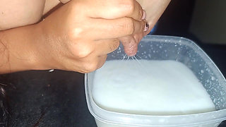 Emptying My Engorged Breasts: Satisfying Solo Hand Milking
