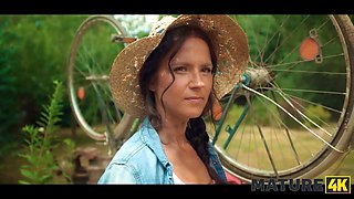 Mature4k. public porno in the czech village