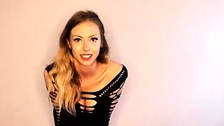 Amateur striptease and Solo masturbation