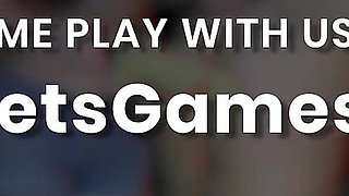 The Horny Lesbians Playing a Strip Pod Stomp Game