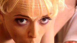 Blonde MILF In A Threesome