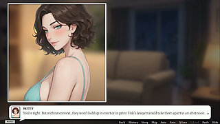 With Great Pleasure #12 - Animated Ai XXX Game - a Hot Foot Job with a MILF