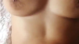 Big Tits Bouncing and Huge Cumshot Over Me