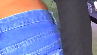 Short shorts British chav MILF