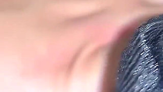 Blowjob Through Pantyhose and Cum