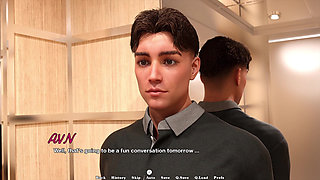 Law School 21 - Lily sucks me dry in the elevator and we almost got caught