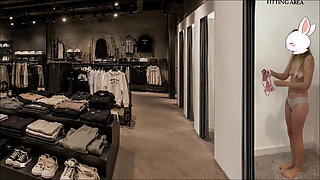 Teenage PUBLIC Flashing in a clothing store  ended with a spanking in the managers office