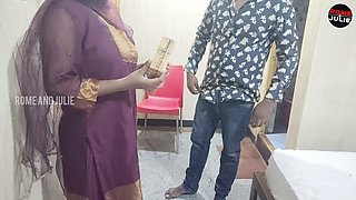 Delivery Boys sex with newly married young girl Julie