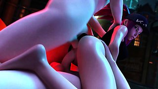 Nude Girlfriends Enjoyed Sex 3D Porn Animation Collection