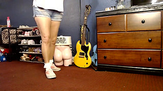 Smell My Sneakers White Ruffled Spcks