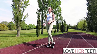 Erotic Feet Sex By Lesbians Candice Luciani And Sexy Lexy